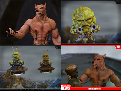 Painted Resin Limited Hauke Scheer Werewolf Bounty Hunter Dick Satisfaction